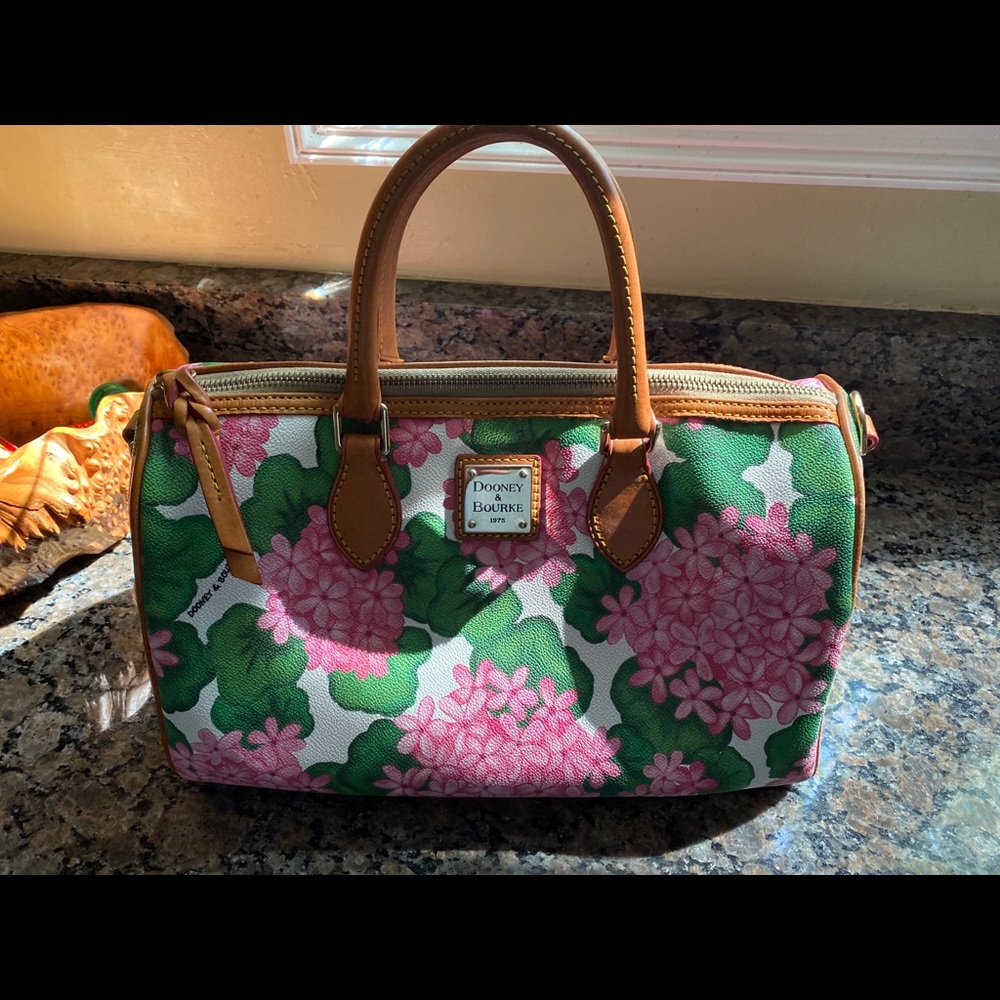 Dooney and Bourke Floral Satchel
